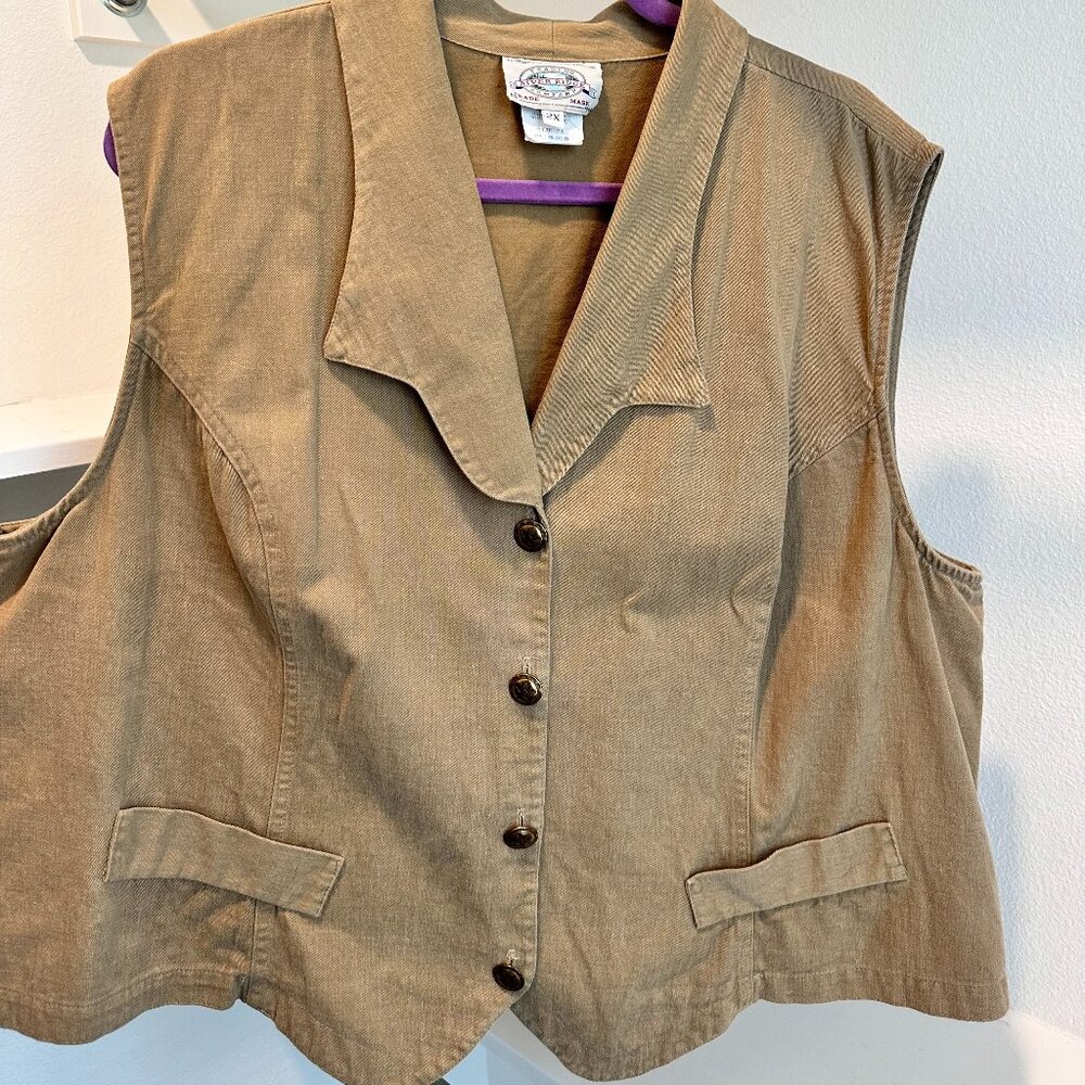 Vintage Tan Vest